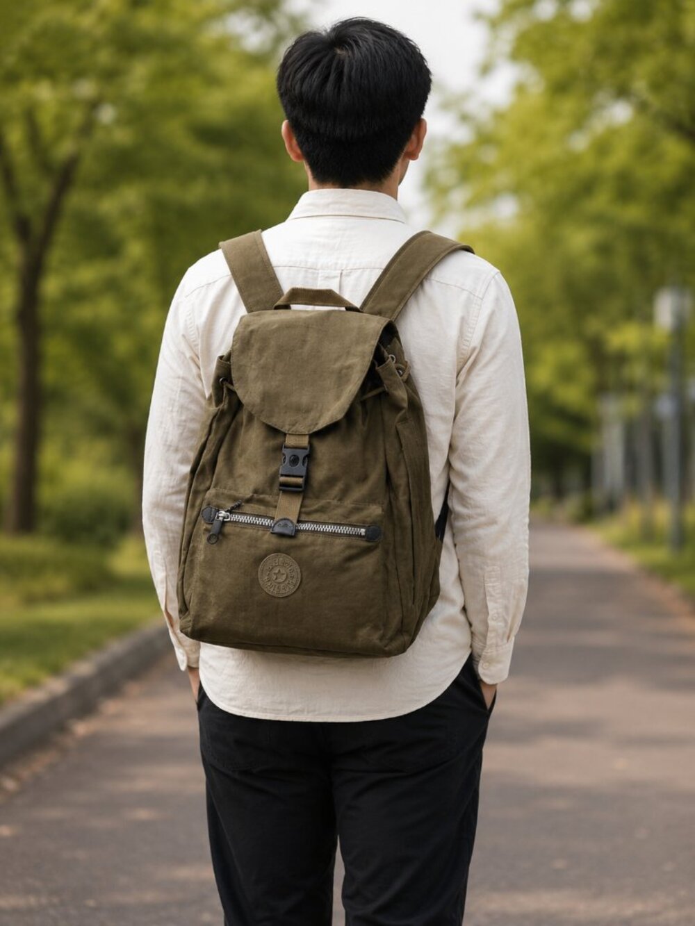 Kipling Backpack Lightweight Nylon Bag